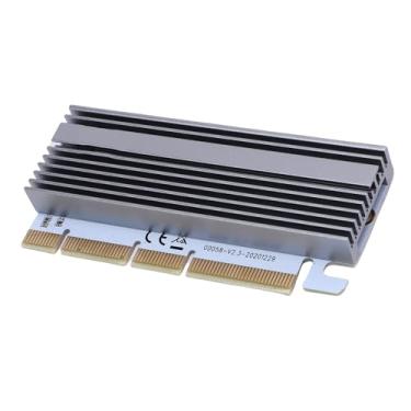 Imagem de Sanpyl M.2 NVME SSD para PCIE X16/X8/X4 Card Com Dissipador de Calor de Alumínio e Luzes Multicoloridas, Suporte 2230/2242/2260/2280, Fácil de Instalar