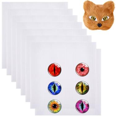 Imagem de GORGECRAFT 8 folhas de tela de malha de plástico olho olho de 0,5 mm branco PVC malha folhas de lona 11,8 x 11,8 polegadas respirável impermeável imprimível redes de PVC à prova de poeira para cosplay