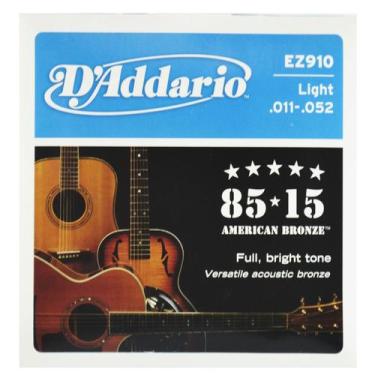 Imagem de Encordoamento Violão Aço Ligth .011-.052 - D'Addario