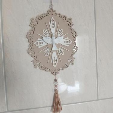Imagem de Enfeite de Parede Divino Espirito Santo adornos, escapulário, presente