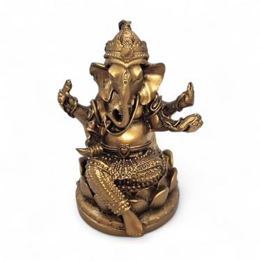 Imagem de Estátua Ganesha Sabedoria e Prosperidade ao Seu Alcance 5 cm