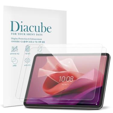 Imagem de DIACUBE Pacote com 2 películas protetoras de tela PET 6H com revestimento de vidro para Lenovo Tab P12 32.3 cm 2023/Xiaoxin Pad Pro 32.3 cm 2023, HD transparente, antiluz azul [antiarranhões]