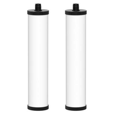 Imagem de W9223021 M15 UltraCarb Vela de filtro de água de cerâmica, compatível com Franke FRX02 e FRX01 para sistemas Filterflow e Triflow, pacote com 2