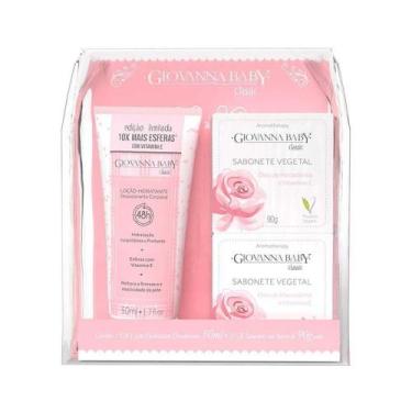 Imagem de Locao hidratante giovanna baby classic 50g+2 sabonete 90g