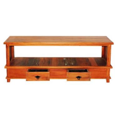 Imagem de Rack Aparador 1,5 M com 2 Gaveta Madeira de Demolição Natural - Móveis