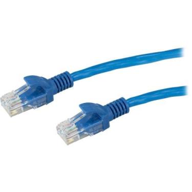 Imagem de Cabo de Rede PATCH CORD CAT5 RJ45 10M Azul - FLEX
