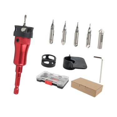 Imagem de Generic Broca para pia de com caixa de armazenamento, suporte de broca extensora, eficiente, versátil, acabamentos suaves, ajustáveis ​​para, com 1 Chave Inglesa