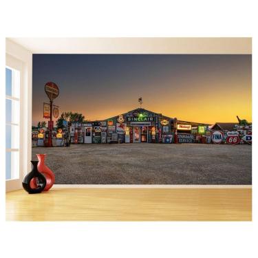 Imagem de Papel De Parede 3D Cidade Antiga Vintage Retrô 3,5M Cda78