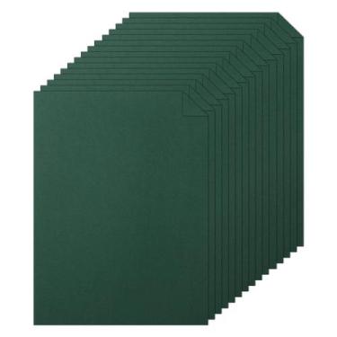 Imagem de Cartolina Silunkia verde escuro 8,5 x 11 em 250 g/m2 120 folhas