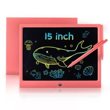 Imagem de Tablet de escrita LCD ERUW de 15 polegadas colorido para crianças de 3