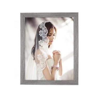 Imagem de Porta-retratos JDZIVTOP 10x12 Cinza Envelhecido Rústico