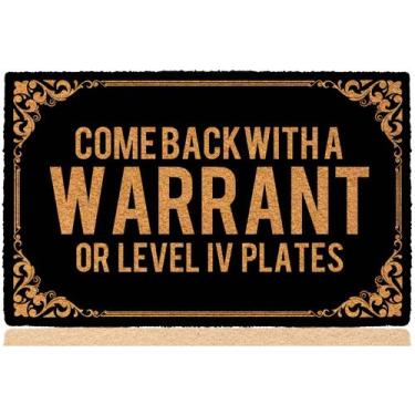 Imagem de Doormat bouulm Volte com um mandado ou placas de nível IV