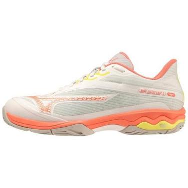 Imagem de Tênis de Tennis Unissex Mizuno Exceed Light 2 All Court, Branco, 34