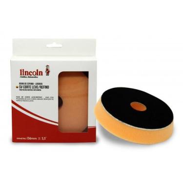 Imagem de Boina de Espuma Laranja Corte Suave Refino 6" Lincoln - Ideal para Pol