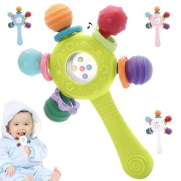 Imagem de Mordedor para bebê infantil massageador gengiva dentição (Verde, Unico)