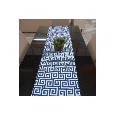 Imagem de Caminho de mesa 40 x 1,75 - azul claro - DIAS DECOR
