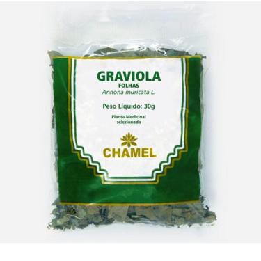 Imagem de Chá de Graviola 30g Natural Folhas Secas - Chamel