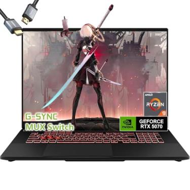 Imagem de ASUS TUF A16 Laptop para jogos RTX 5070 MUX Switch - AMD Ryzen 9 270 Beat i9-12950HX -40.6 cm FHD + Display G-SYNC -64GB RAM -SSD 4TB -Teclado RGB retroiluminado -Webcam -2025 Portatil Gamer PC