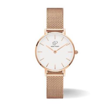 Imagem de Relógio Feminino Analógico Marselha Elegante Rosé New Port-Feminino