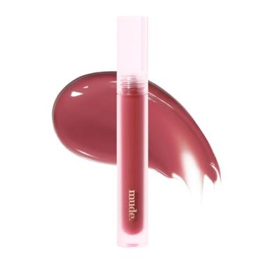 Imagem de mude Glacé Lip Tint 06 malva mais camada líquida de longa duração com acabamento brilhante para lábios suculentos e brilhantes K-Beauty K-Cosmetics