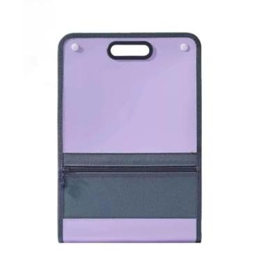 Imagem de Pasta Sanfonada Organizadora 12 Div Cristal A4 Escritório (1,12bolsa-roxo)