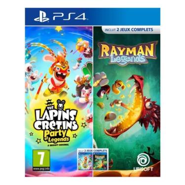 Imagem de Jogo Rabbids Party Of Legends + Rayman Legends Ps4 Europeu