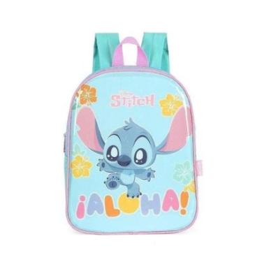 Imagem de Mochila de Costas Luxcel Stitch Baby Aloha Verde-Feminino