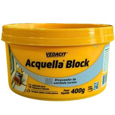 Imagem de Vedacit Acquella Bloqueador de Umidade Incolor 400g Secagem Rápida Fissuras Trincas