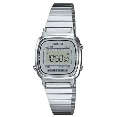 Imagem de Relógio Casio Feminino Vintage Prata LA670WA-7DF