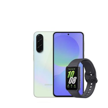 Imagem de Smartphone Samsung Galaxy A36 5G Verde 256GB, 6GB RAM, Câmera Tripla até 50MP, Tela Super AMOLED 6.7", IP67, NFC e Recursos AI + Galaxy Fit3 Grafite