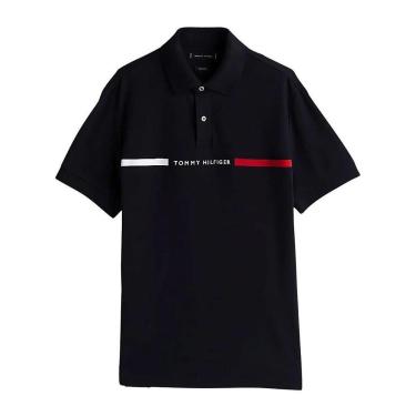 Imagem de Camisa Polo Tommy Hilfiger Chest Insert Reg Masculino Preto-Masculino
