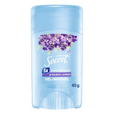 Imagem de Desodorante Antitranspirante em Gel Tradicional Lavanda 45g Secret 48h Proteção