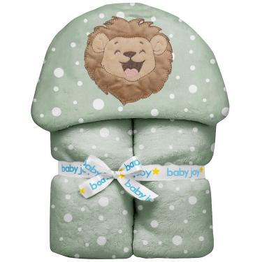 Imagem de Manta Soft Fleece para Bebê 1,00 m x 85 cm com Capuz Baby Joy