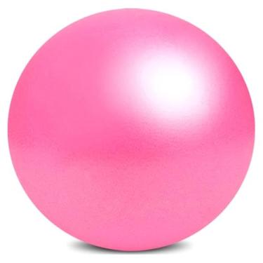 Imagem de XIECCX Mini bolas de ioga 22,5 cm para exercícios e terapia de pilates, equilíbrio micropore, equipamento para treinamento de estabilidade em casa, treinamento de núcleo físico (rosa)