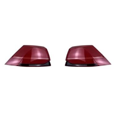 Imagem de compatível com vw golf 7.5 2018 2019 2020 acessórios do carro exterior escudo da luz traseira sinal traseiro luzes de estacionamento capa(A Piar)