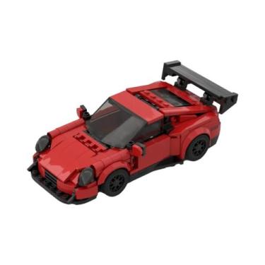 Imagem de Brinquedo De Blocos De Montar De Carro Esportivo Criativo Para Meninos