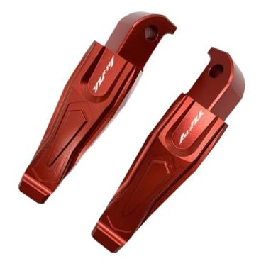 Imagem de Anti-derrapante Pedais de apoio para os pés do passageiro traseiro, para yzf r1 yzfr1 YZF-R1 2000-2019 2018 2017 2016 2015 2014(Red)