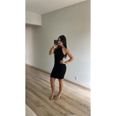 Imagem de Conjunto Saia Curta/Cropped Assimétrico Frente Única Tricot - Calu Tri