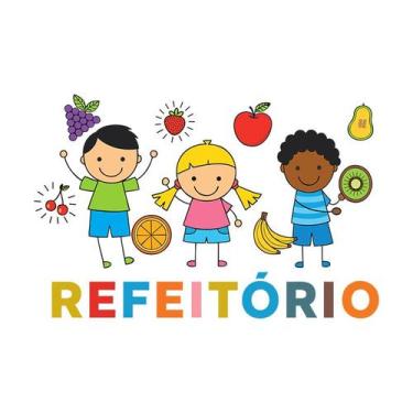 Imagem de Adesivo Parede Infantil Escola Refeitório Decorativo - Teu Adesivo