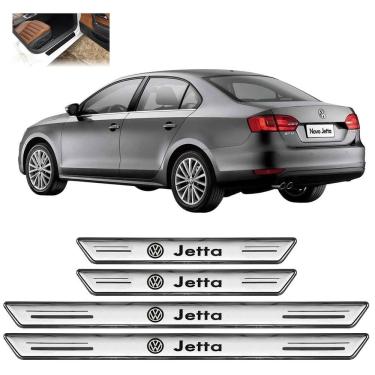 Imagem de Soleira De Porta Platinum Jetta 2007 A 2024 4 Portas Prata