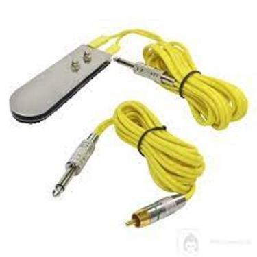 Imagem de Pedal + Cabo Rca De Silicone Multicores Tattoo Tatuagem