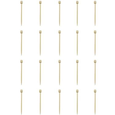 Imagem de DGZZI 20 peças de marcadores de bambu coloridos originais acessórios de tricô de lã 70 mm pinos localizadores de mini barra para cachecóis luvas sapato