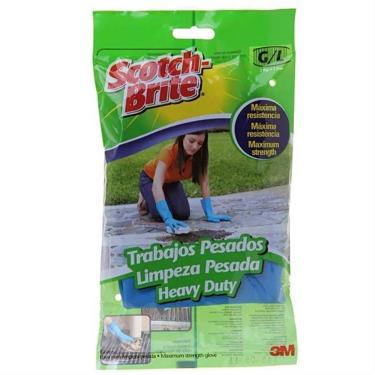 Imagem de Luvas Scotch Brite Limpeza Pesada Grande - Hb004071500 - 3m Luvas Scotch Brite Limp.pesada Grande 3m