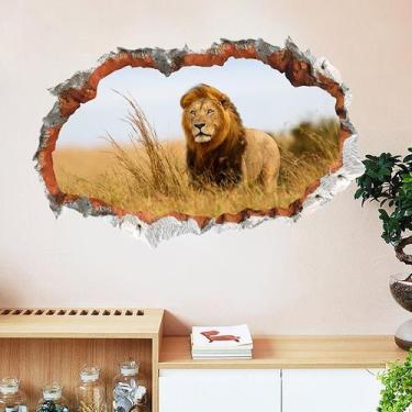 Imagem de Adesivos de parede Decalques autoadesivos de arte de parede em PVC 3D 