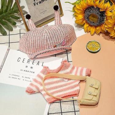 Imagem de Brinquedo de pelúcia Mimi Yellow Duck 35 cm com roupas e acessórios - 