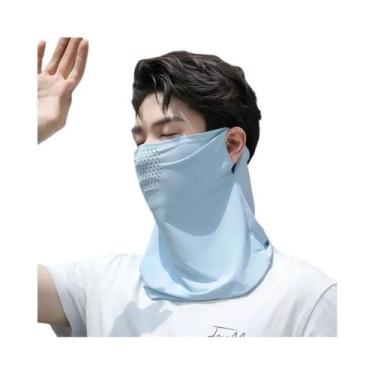 Imagem de Máscara Protetora Solar De Verão Em Seda Gelada Com Proteção UV Para P