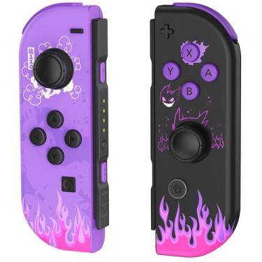 Imagem de Controlador Moonag para Nintendo Switch inalámbrico con doble vibració