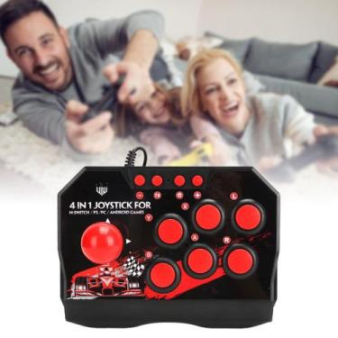 Imagem de Joystick de arcade com fio Arcade Fight Stick para Switch PC PS3 - HEI