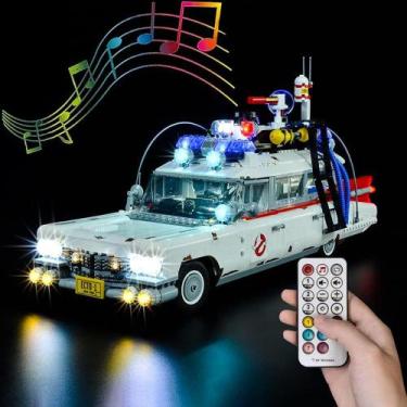 Imagem de Kit de iluminação para Lego Ghostbusters ECTO-1 10274 com som RC - Kyg