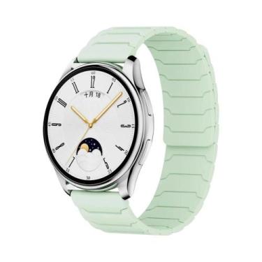 Imagem de Pulseira Magnética De Silicone Para Samsung Galaxy Watch 20mm 22mm Com